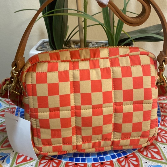 Clare V.. Lucie Quilted Checker Crossbody Bag - Picture 4 of 13